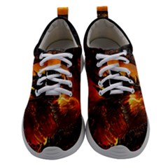 Dragon Fire Fantasy Art Women Athletic Shoes