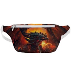 Dragon Fire Fantasy Art Waist Bag 