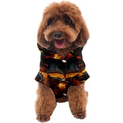 Dragon Fire Fantasy Art Dog Coat