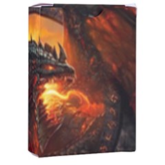 Dragon Fire Fantasy Art Playing Cards Single Design (rectangle) With Custom Box