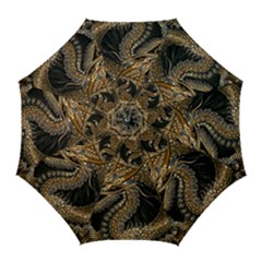 Fantasy Dragon Pentagram Golf Umbrellas