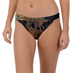 Fantasy Dragon Pentagram Band Bikini Bottoms