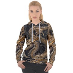 Fantasy Dragon Pentagram Women s Overhead Hoodie