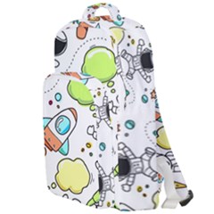 Sketch Cartoon Space Set Double Compartment Backpack by Hannah976