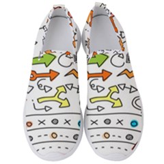 Desktop Pattern Art Graphic Design Men s Slip On Sneakers by Hannah976