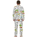 Desktop Pattern Art Graphic Design Men s Long Sleeve Velvet Pocket Pajamas Set View4