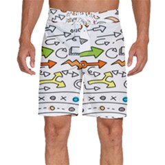 Desktop Pattern Art Graphic Design Men s Beach Shorts by Hannah976