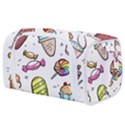 Doodle Cartoon Drawn Cone Food Toiletries Pouch View1