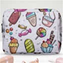 Doodle Cartoon Drawn Cone Food Make Up Pouch (Large) View1