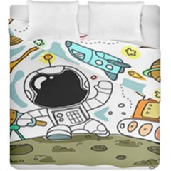 Sketch Cute Child Funny Duvet Cover Double Side (king Size) by Hannah976