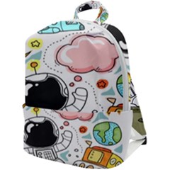 Sketch Cute Child Funny Zip Up Backpack by Hannah976