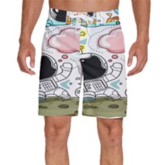 Sketch Cute Child Funny Men s Beach Shorts by Hannah976