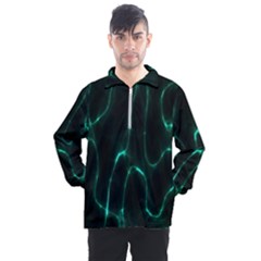 Green Pattern Background Abstract Men s Half Zip Pullover by Hannah976