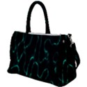 Green Pattern Background Abstract Duffel Travel Bag View1