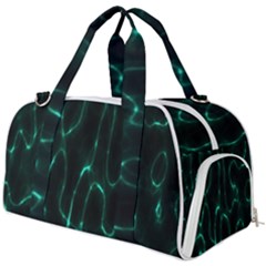 Green Pattern Background Abstract Burner Gym Duffel Bag by Hannah976