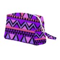 Seamless Purple Pink Pattern Wristlet Pouch Bag (Medium) View2