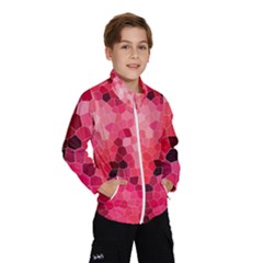 Mosaic Structure Pattern Background Kids  Windbreaker by Hannah976