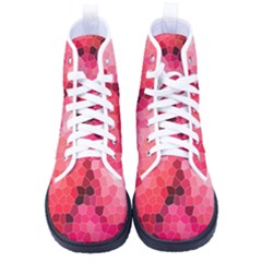 Mosaic Structure Pattern Background Women s High-top Canvas Sneakers by Hannah976