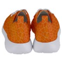 Orange Mosaic Structure Background Women s Lightweight Sports Shoes View4