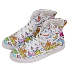 Baby Equipment Child Sketch Hand Men s Hi-top Skate Sneakers by Hannah976