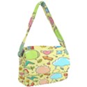 Cute Sketch Child Graphic Funny Courier Bag View1