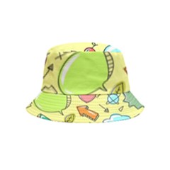 Cute Sketch Child Graphic Funny Inside Out Bucket Hat (kids) by Hannah976