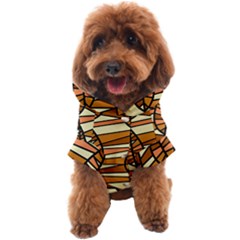 Autumn Leaf Mosaic Seamless Dog Coat by Hannah976