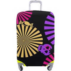 Seamless Halloween Day Of The Dead Luggage Cover (large) by Hannah976