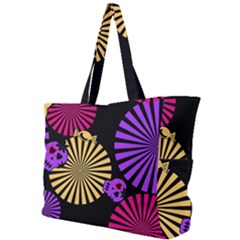 Seamless Halloween Day Of The Dead Simple Shoulder Bag by Hannah976