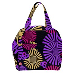 Seamless Halloween Day Of The Dead Boxy Hand Bag by Hannah976