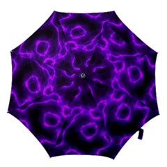 Purple Pattern Background Structure Hook Handle Umbrellas (small) by Hannah976