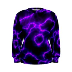 Purple Pattern Background Structure Women s Sweatshirt by Hannah976