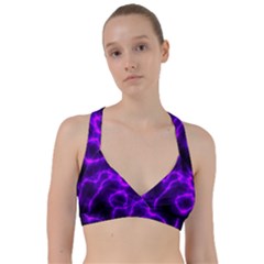 Purple Pattern Background Structure Sweetheart Sports Bra by Hannah976