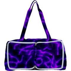 Purple Pattern Background Structure Multi Function Bag by Hannah976