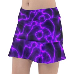 Purple Pattern Background Structure Classic Tennis Skirt by Hannah976