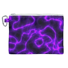 Purple Pattern Background Structure Canvas Cosmetic Bag (xl) by Hannah976