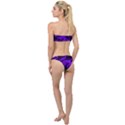 Purple Pattern Background Structure Classic Bandeau Bikini Set View2