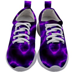 Purple Pattern Background Structure Kids Athletic Shoes by Hannah976