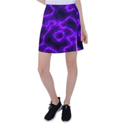 Purple Pattern Background Structure Tennis Skirt by Hannah976