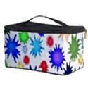 Inks Drops Black Colorful Paint Cosmetic Storage Case View3