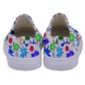 Inks Drops Black Colorful Paint Kids  Canvas Slip Ons View4