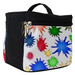 Inks Drops Black Colorful Paint Make Up Travel Bag (small) by Hannah976