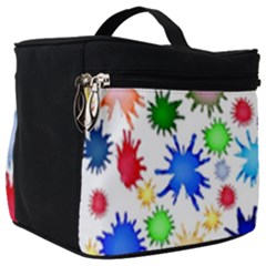 Inks Drops Black Colorful Paint Make Up Travel Bag (big) by Hannah976