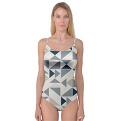 Geometric Triangle Modern Mosaic Camisole Leotard  by Hannah976