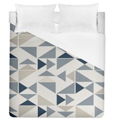 Geometric Triangle Modern Mosaic Duvet Cover (queen Size) by Hannah976