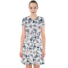 Geometric Triangle Modern Mosaic Adorable In Chiffon Dress by Hannah976