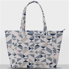 Geometric Triangle Modern Mosaic Back Pocket Shoulder Bag  by Hannah976