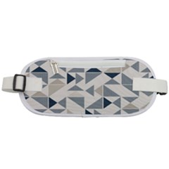 Geometric Triangle Modern Mosaic Rounded Waist Pouch by Hannah976