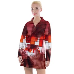 Pattern Structure Light Patterns Women s Long Sleeve Casual Dress by Hannah976