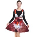 Pattern Structure Light Patterns Plunge Pinafore Dress View1